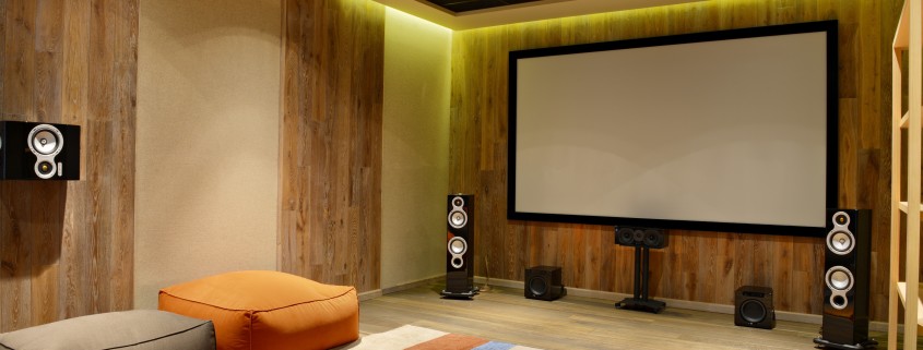 Home-Theater-System-Basement-Remodel plan your next basement design with our excellent Design team