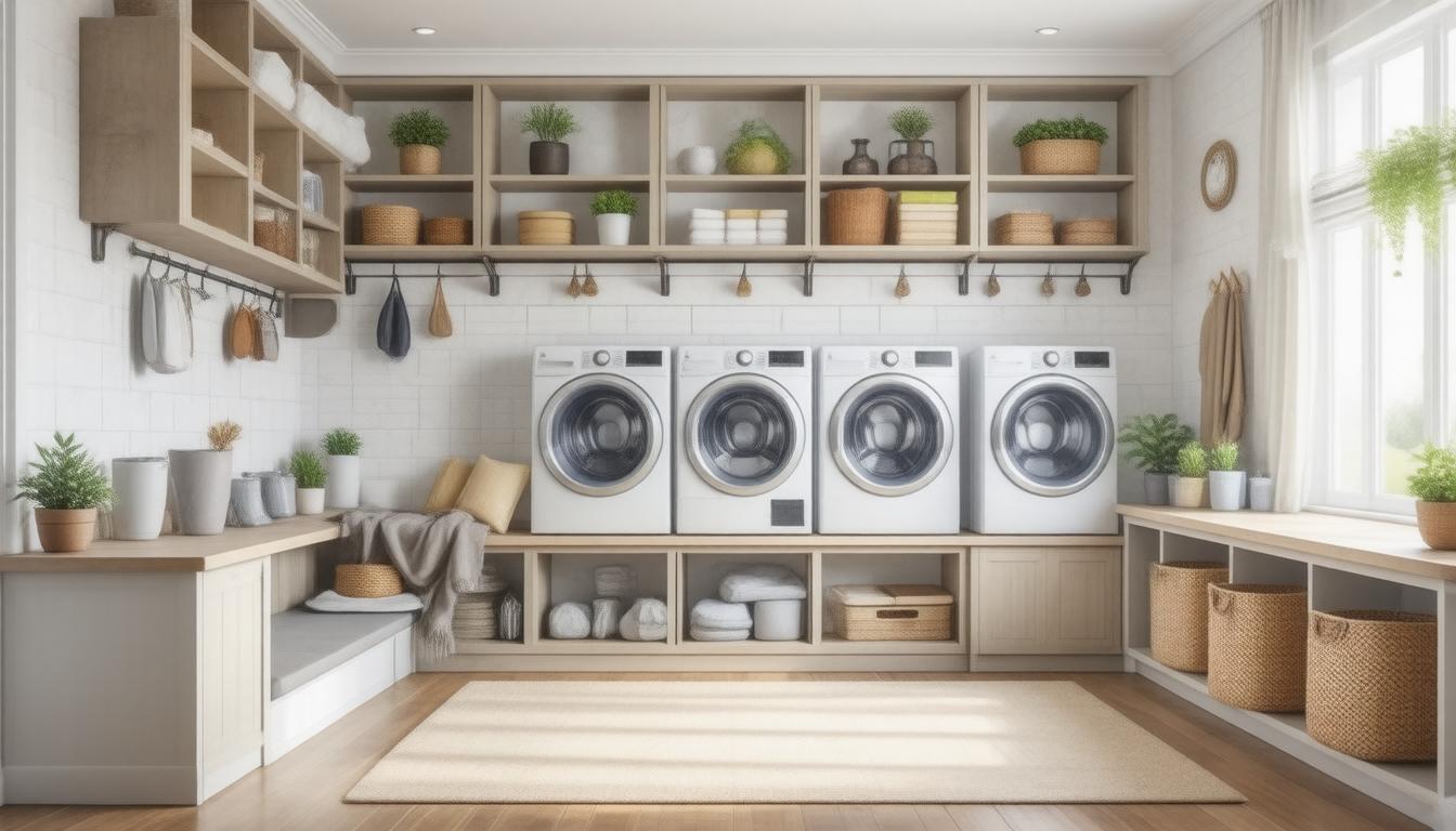 Creating a Drop Zone in Your Laundry Room: Functional Tips