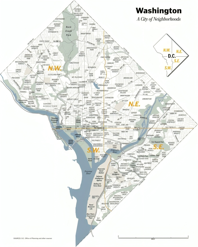 Discover a Map of Some of Washington DC's Most Renovation-Friendly Neighborhoods