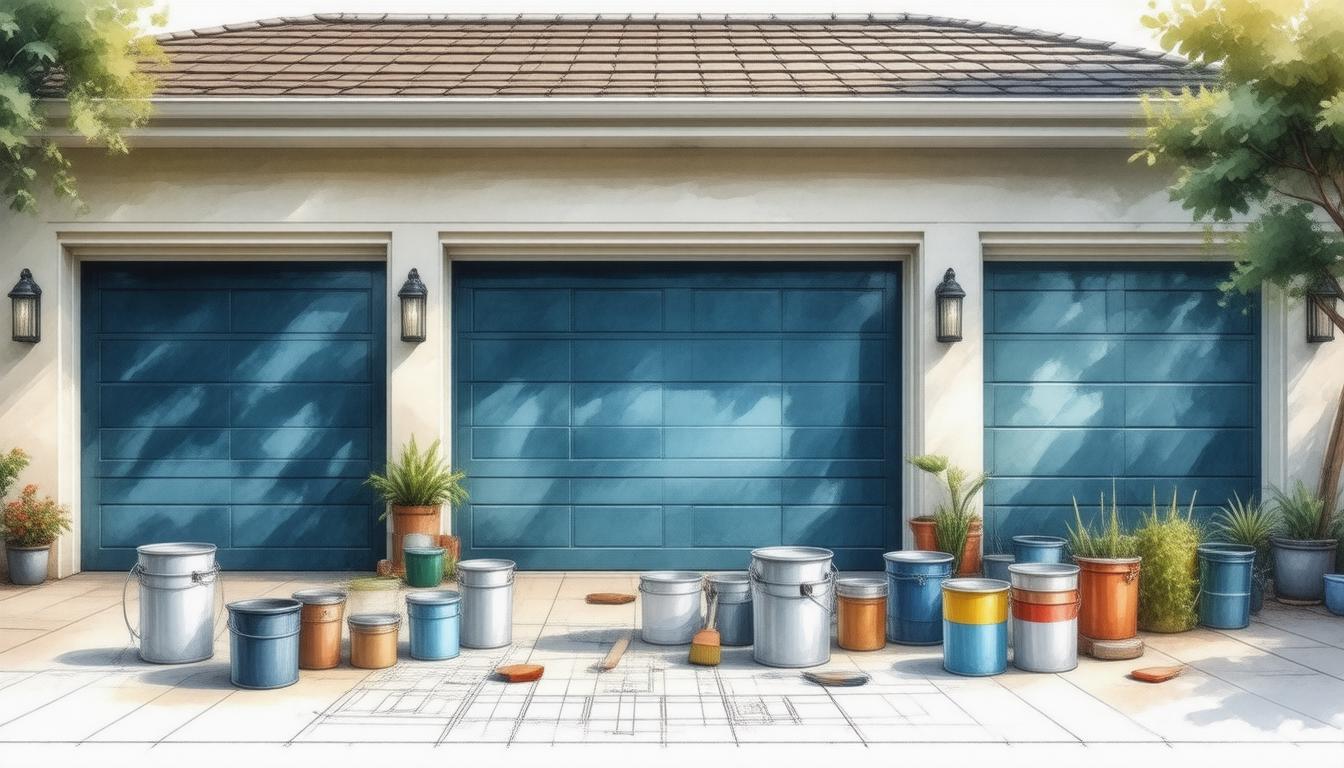 Garage Door Costs and Paint Tips